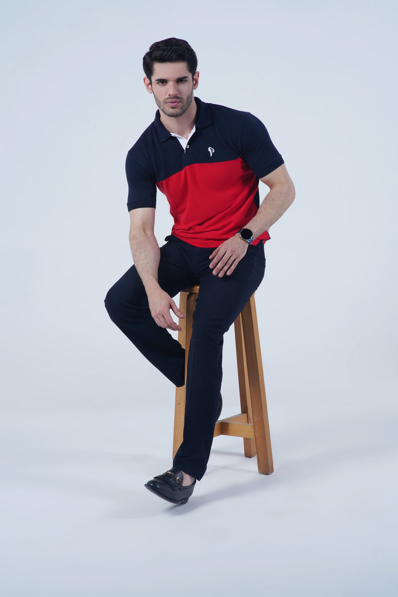 Vintage Navy/Red POLO