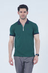 Green Zipper POLO