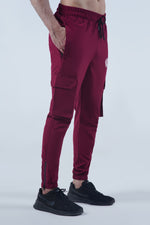 ActiveGym-Cargo Trouser(Burgundy)