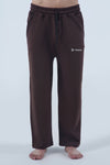 Wide Leg Lounge Trouser(Brown)