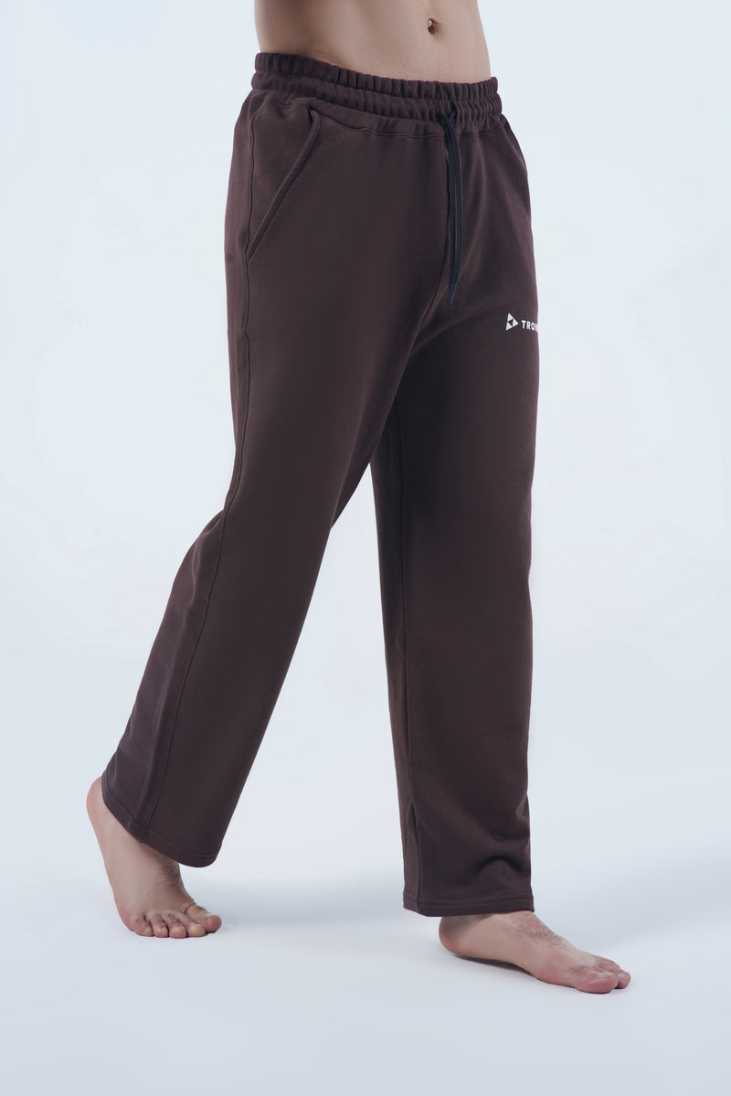 Wide Leg Lounge Trouser(Brown)