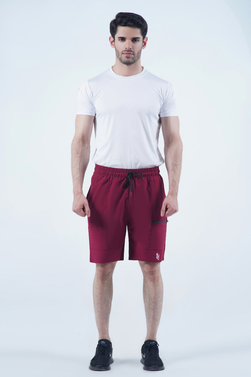 Turbo-Shorts (Burgundy)