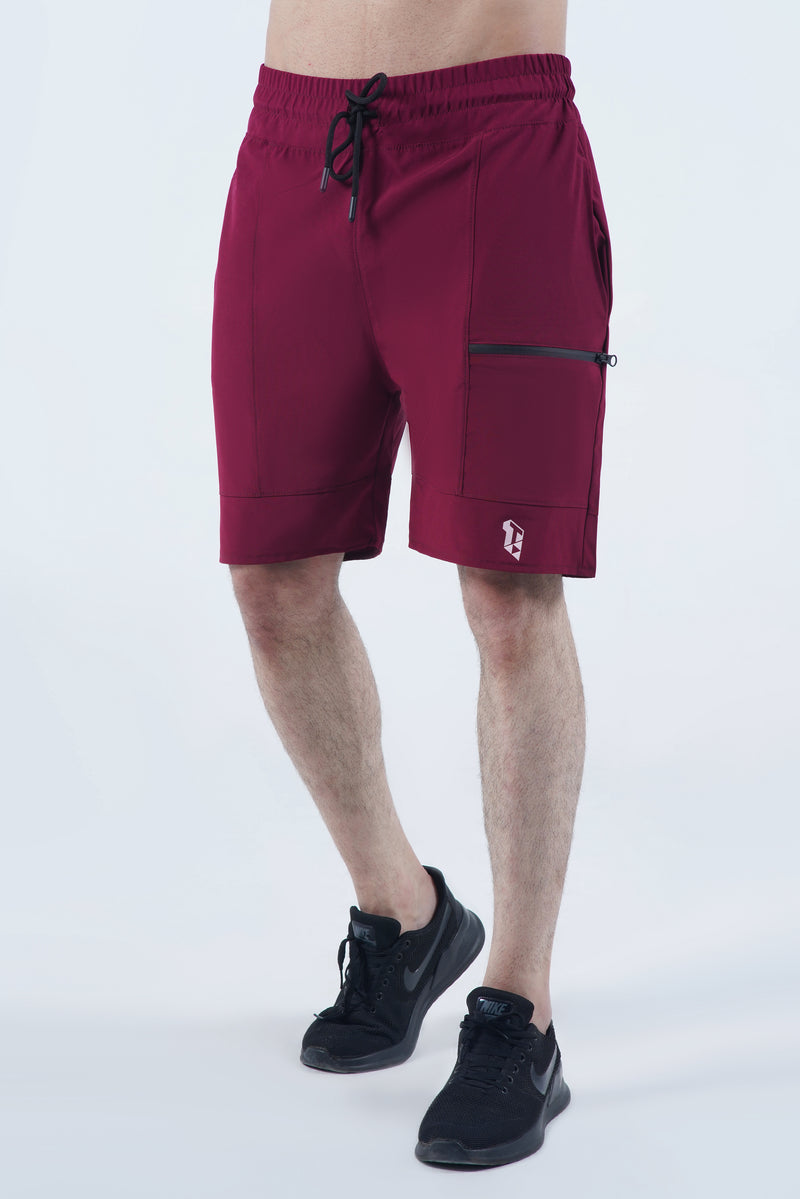 Turbo-Shorts (Burgundy)