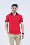 Red Zipper POLO